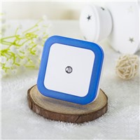 auto home Smart LED Light Induction Sensor Control Bedroom night Light baby Bed Lamp US/EU Plug Lamp 65*65*28mm 110V-250V 0.5W