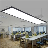 Modern LED Aluminum Panel Light Simple LED Chip Office Chandelier Rectangular Dining Room Study Ultra-thin Acryl Flat Lamp