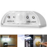 KINLAMS LED PIR Infrared Detection Motion Sensor Night Light Home Door Keyhole Light Lamp Motion Sensor Led Wireless Wall Lamp