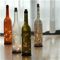 LED Night Lightp LED Cabinet Light Fire Tree Silver String Lamp Flower Bottle  Atmosphere Bedroom   Romantic Decorative Night L