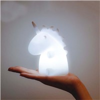 Unicorn Ambient LED Night Light Desk Lamp Baby Kids Bedroom Home Decor Xmas Gift