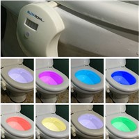 New Style Colorful LED Toilet Light Motion Activated Light Sensor Battery-operated Night stool Bathroom Tool lumiere toilette