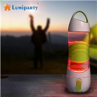 LumiParty Spray Water Bottle Smart Reminder Water Bottle Mist Sprayer with Light for Cycling Climbing Gym Travel