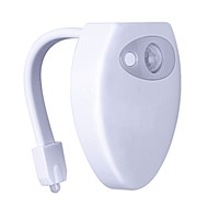8-Color Automatic RGB Night Lighting USB Charging LED Human Body Sensing Motion Sensor Lamp Toilet Bowl Night Light
