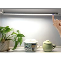 Aluminum Touch On/Off Cabinet lamps 30cm long  DC5V 6w Led Linear Cabinet Strip Lights with touch switch dimmable control