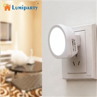 LumiParty HOT LED Sensor Night Light Brightness Wall Plug Sensor Light Automatic Control Light for Bedroom Corridor Kids Room