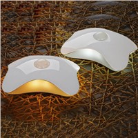 2018 LED Sensor Night Light Lamps Four Leaf Clover Luminaria Motion Sensor PIR Intelligent Human Body Induction LED Bedroom Lamp