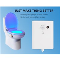 Toilet Night Light, Motion Activated Sensitive (7 Changing Colors) Improved Version LED Toilet Bowl Lights with Motion Sensor