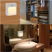 Espow LED PIR Motion Sensor Night Light Intelligent Lamps LED Body Motion Induction Battery Powered Stick / Hanging Stairs