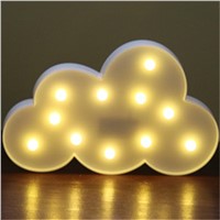 New Novelty Cloud Shape Night Light Silica gel Night Lamp for Bedroom Nursery Mini Lamps Baby children Kids Gift Home Decor