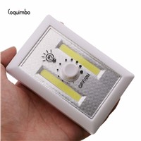 Eletorot COB LED Magnetic Night Light Brightness Selection White Light Wall Lamp Used 3*AAA Battery Cordless Closet LED Light