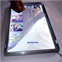 A4 Single Side Silver Aluminum Clip Poster Frame LED Light Boxes for Hotel,Restaurant,Museum,Theather etc