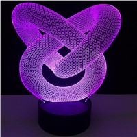 USB Cable Lamp Base for 3D LED Night Light Replacement Colorful Light Base Table Decoration