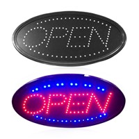 LED Open Sign Advertising Light Shopping Mall Bright Animated Motion Running Neon Business Store Shop with Switch US EU plug
