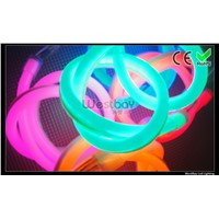 Mini size 10*22mm, beautiful green color, even light effect with competitive price, Green led neon flex, 50 meters per roll