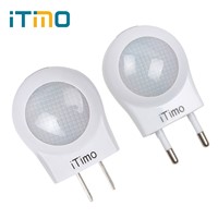 iTimo Mini LED Night Light with Smart Light Sensor AC100V - 240V Atmosphere Lamp For Baby Bedroom Decoration EU US Plug
