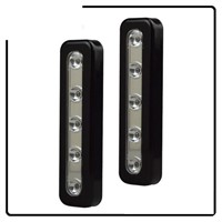 Mini 5 LED Night Light Touch Sensor Closet Lamp Wireless Wall Light Battery Home Lighting for Under Kitchen Cabinets