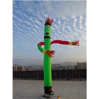 4m/20ft Wave Inflatable One leg Sky Dancer for Advertising with Blower