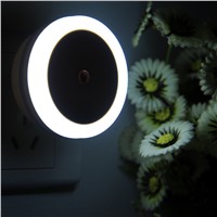 4 Color Mini LED Night Light Control Auto Sensor Baby Bedroom Lamp Round  Shape AC110-220V LED Night Light For Baby