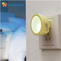 LumiParty LED Sensor Night Light Brightness Wall Plug Sensor Light Automatic Control Night Light Bedroom Corridor Kids Room