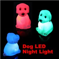 Hot Selling Color Changing Cute Dog Light LED Night Xmas Mood Lamp Birthday Party Holiday Decoration Lamps