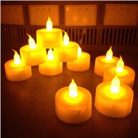 Led Flameless Tea Candles Light LED Tealight Night light for Wedding Birthday Party Christmas Safety Home Decoration WNL002