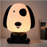New EU Plug Baby Bedroom Lamps Night Light Cartoon Pets Rabbit Panda PVC Plastic Sleep Led Kid Lamp Bulb Nightlight for Children