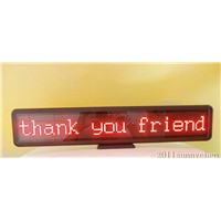 Red Programmable LED Scrolling Message Sign Display Indoor Board 21&amp;amp;quot;x4&amp;amp;quot;