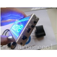 16x64 Display Programmable Message moving scrolling LED Name Badge Tag Blue