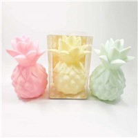 2017 New Rotocast Pineapple Night Lights Bedside Lamp 4 Color Children Cute Night Lamp Christmas Bedroom Light