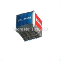Commercial square shape advertising inflatable balloons with digital logo printing