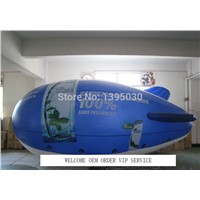 6 meters Inflatable Advertising Helium Blimp/Airship/Zeppeline with Your BIG LOGO as you want