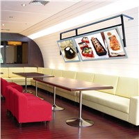 Centch Slim A3 LED Light Box Edgelit Acrylic with Aluminum Open Frame Snap Poster Sign Holder Indoor Display Menu Board