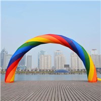 32ft= 10M inflatable Rainbow arch for Advertisement
