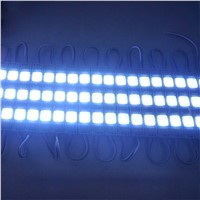 100pcs Injection Molding LED module waterproof SMD 5050 LED back light backlight DC12V 0.72W SMD5050 3 led IP66 wholesale
