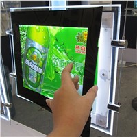 (5unit/Column) A4 Single Sided Magnetic Frame Led Suspension Lightbox, Wire Cable Even Poster Illumination Light Panels