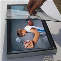 A2 Double Side Displays Magnetic Aluminum Advertising Led Light Boxes, Magnetic Led Light Pockets with Aluminum Frames