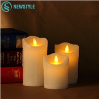 Flameless Christmas LED Candle Night Light 3AAA Batteries Operated LED Tealight for Wedding Birthday Party Christmas Decoration