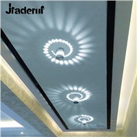 Jiaderui Creative Led Wall Lamp RGB Modern Light Fixture Luminous lighting Sconce 3W AC85-265V Indoor Wall Decor Lighting Lamp