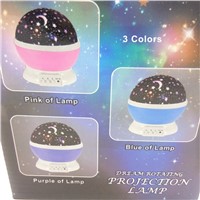 Xmas Night Lamp Star Master LED Novelty Starry Star Moon Light Changeable Projector 360 Degrees Romantic Rotating Effect Bulb CE