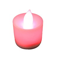 7 Color Flameless Smokeless LED Changing Electronic Flameless Candle Lamp Weddings  Birthday Party Home Decoration Light