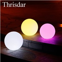 Thrisdar RGB LED Bar Table Lamp USB Rechargeable Floating Swimming Pool Ball Lamp 16 Colors Outdoor Garden Landscape Table Lamp