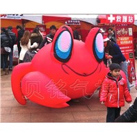 Inflatable Moving Crab Model in Red for Advertising