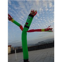 4m Inflatable Wave One leg Multicolor Arms air dancer sky dancer  20ft  Advertising Inflatables  with blower
