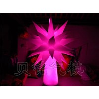 Popular Colorful Custom LED Inflatable Lighting Tree Decoration Star for Festival &amp; Party Event