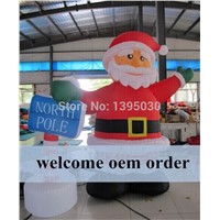 2.4M Christmas arch Inflatable cartoon Santa Claus gas model datang Christmas
