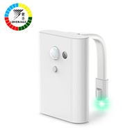 Coversage Smart Toilet Night Light LED Motion Auto Sensor Activated Bathroom With 7 Color Changing Battery Operated Washroom Kid