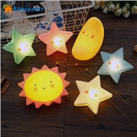 Lumiparty Creative Adurable Novelty Star Night Light Kids Bedsibe Led Lamp For Children  Christmas Toy Gift Home Decoration