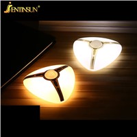 2017 Creative New Triangular Body Sensor LED Night Light Wireless Motion Sensor Emergency Lamp Nightlight for Corridor Aisle