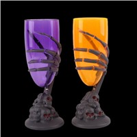 Halloween Luminous LED Cup Goblet SKull Claw Skeleton Night Light KTV Party Prop